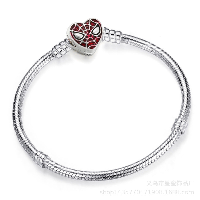 Pulseira de Prata com Contas