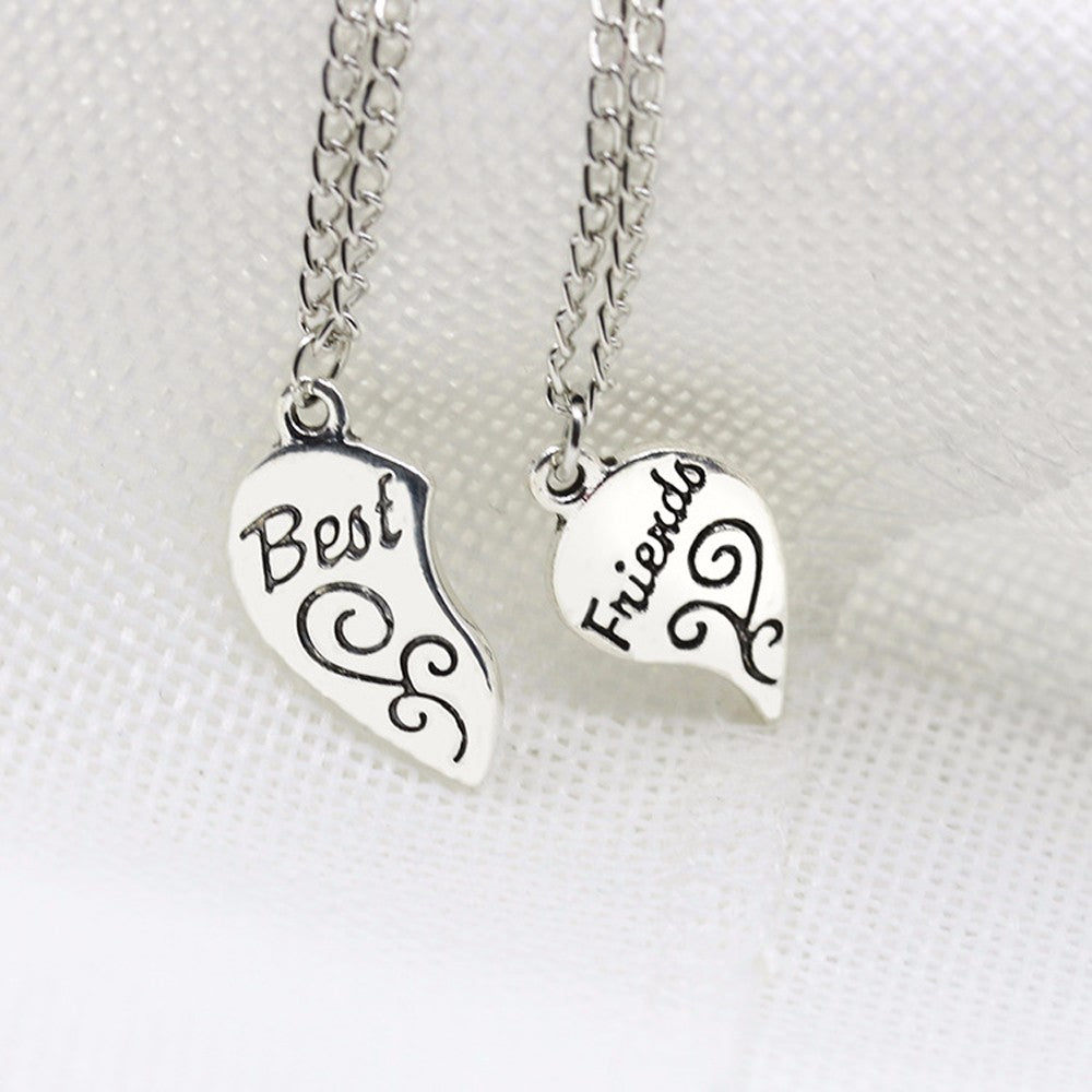 Colar com Pingente de Coração Best Friends / Mães e Filhas