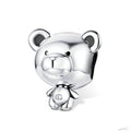 Acessórios para Pulseira de Contas de Urso DIY Contas em Prata S925