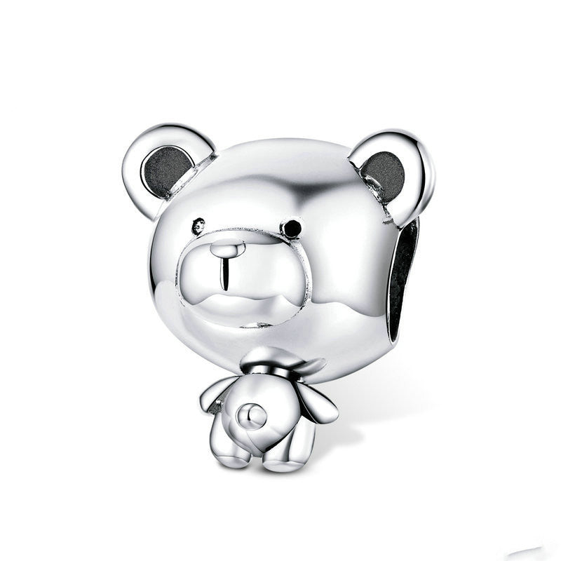 Acessórios para Pulseira de Contas de Urso DIY Contas em Prata S925