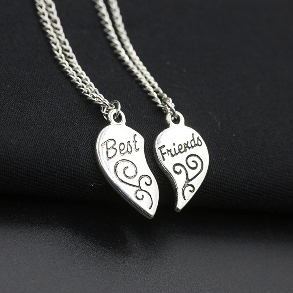 Colar com Pingente de Coração Best Friends / Mães e Filhas