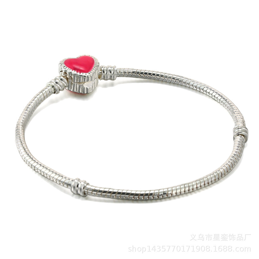 Pulseira de Prata com Contas