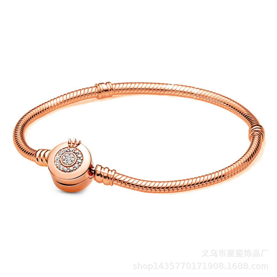 Pulseira de Prata com Contas