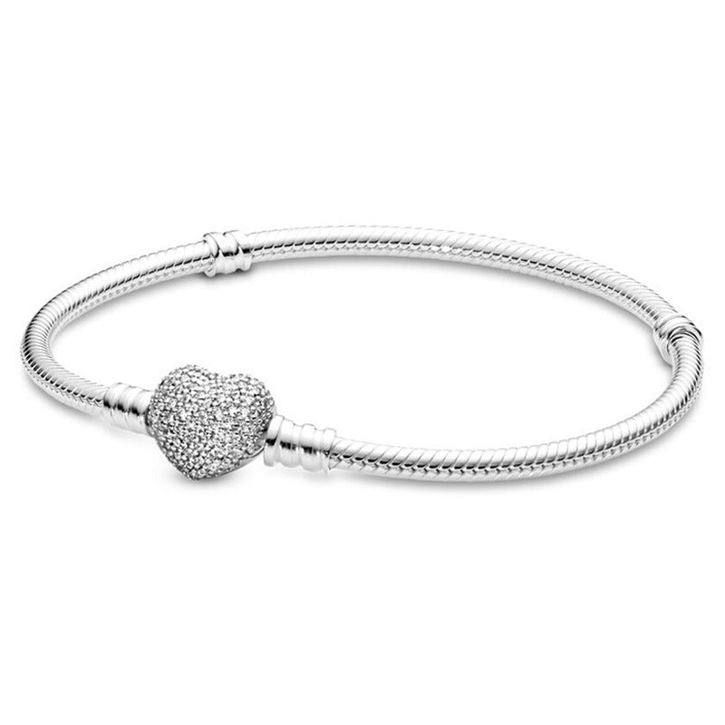 Pulseira de Prata com Contas