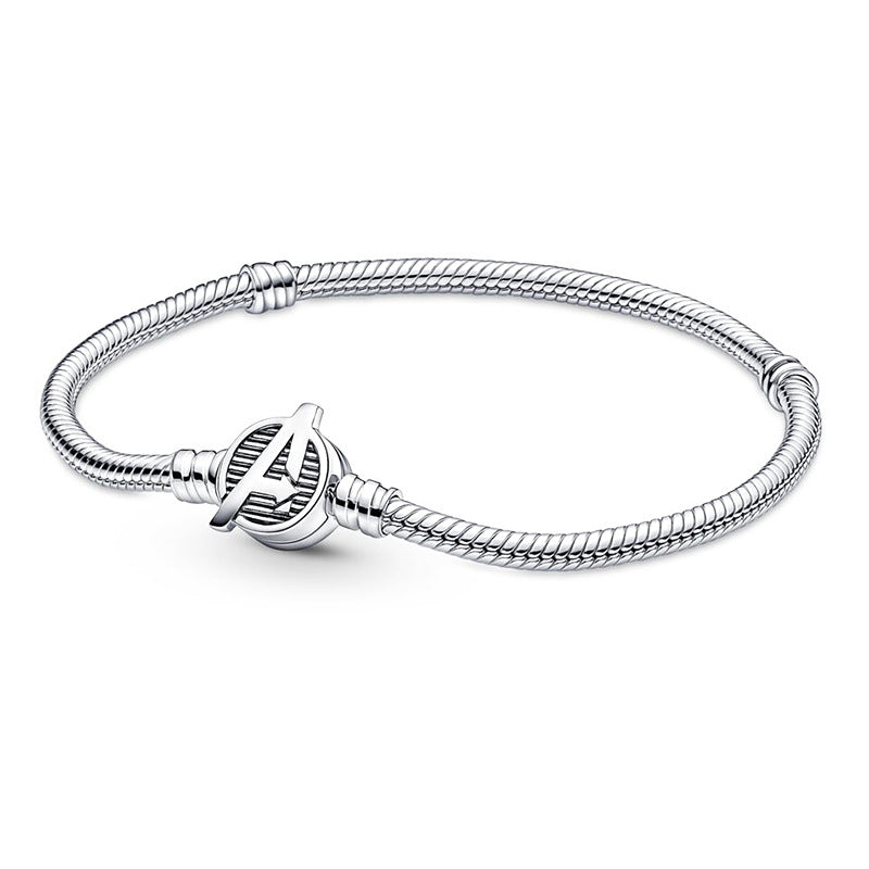 Pulseira de Prata com Contas