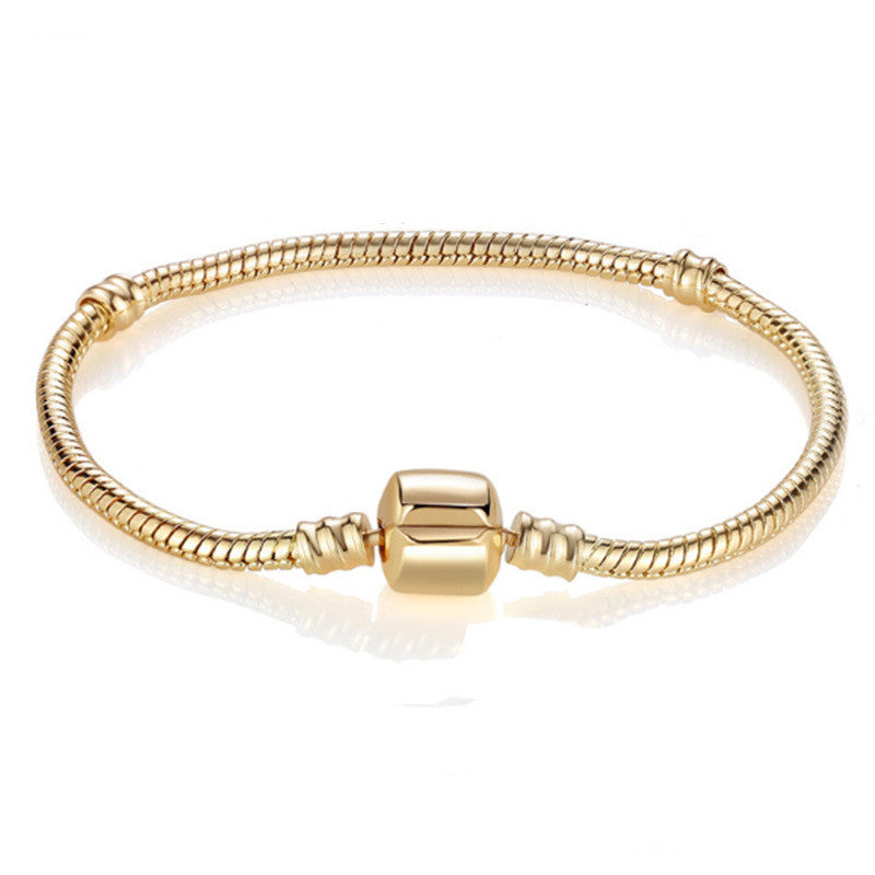 Pulseira com Pendente - Contas Simples
