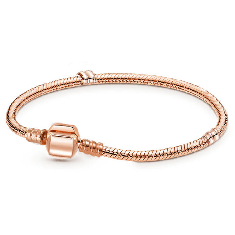 Pulseira de Prata com Contas