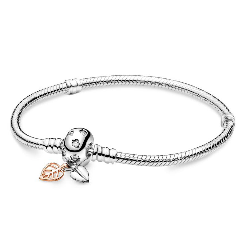 Pulseira de Prata com Contas