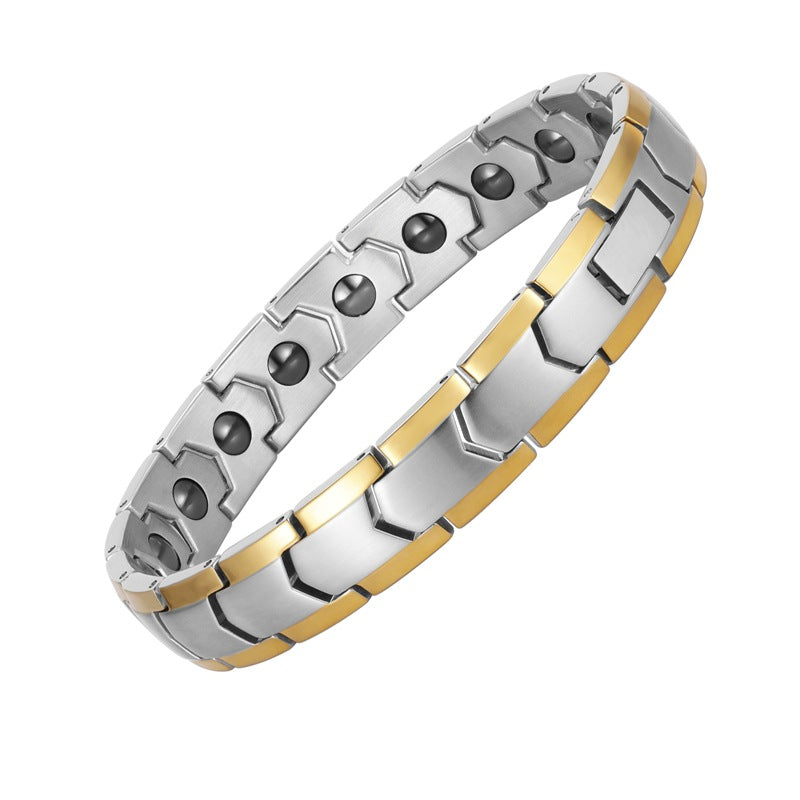 Pulseira Magnética em Aço Inoxidável