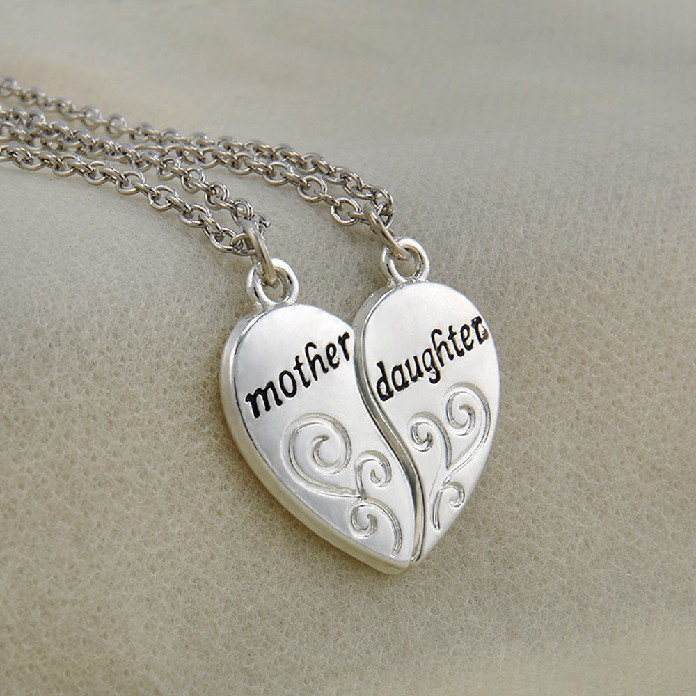Colar com Pingente de Coração Best Friends / Mães e Filhas