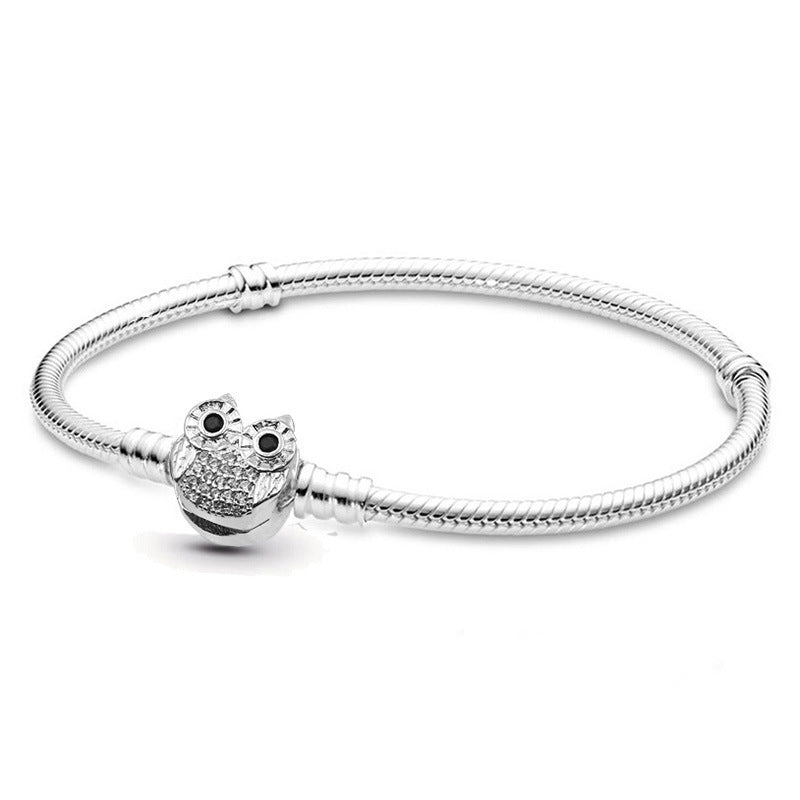 Pulseira de Prata com Contas