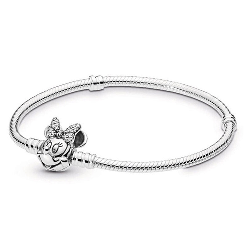 Pulseira de Prata com Contas