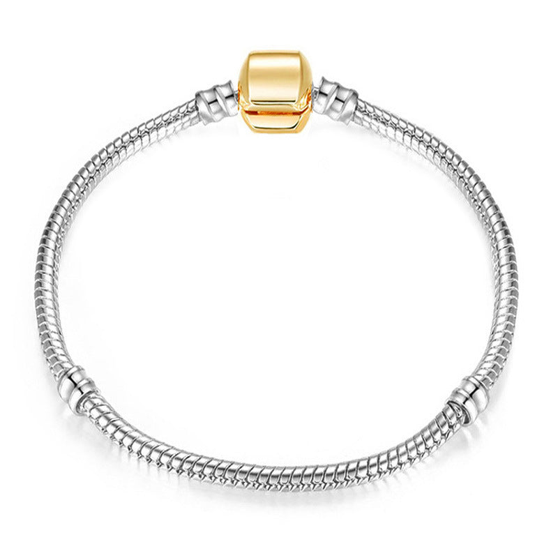 Pulseira de Prata com Contas