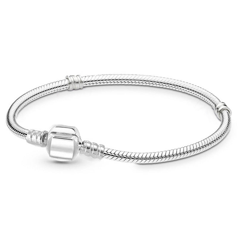 Pulseira de Prata com Contas