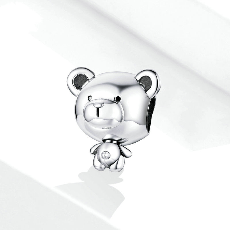 Acessórios para Pulseira de Contas de Urso DIY Contas em Prata S925
