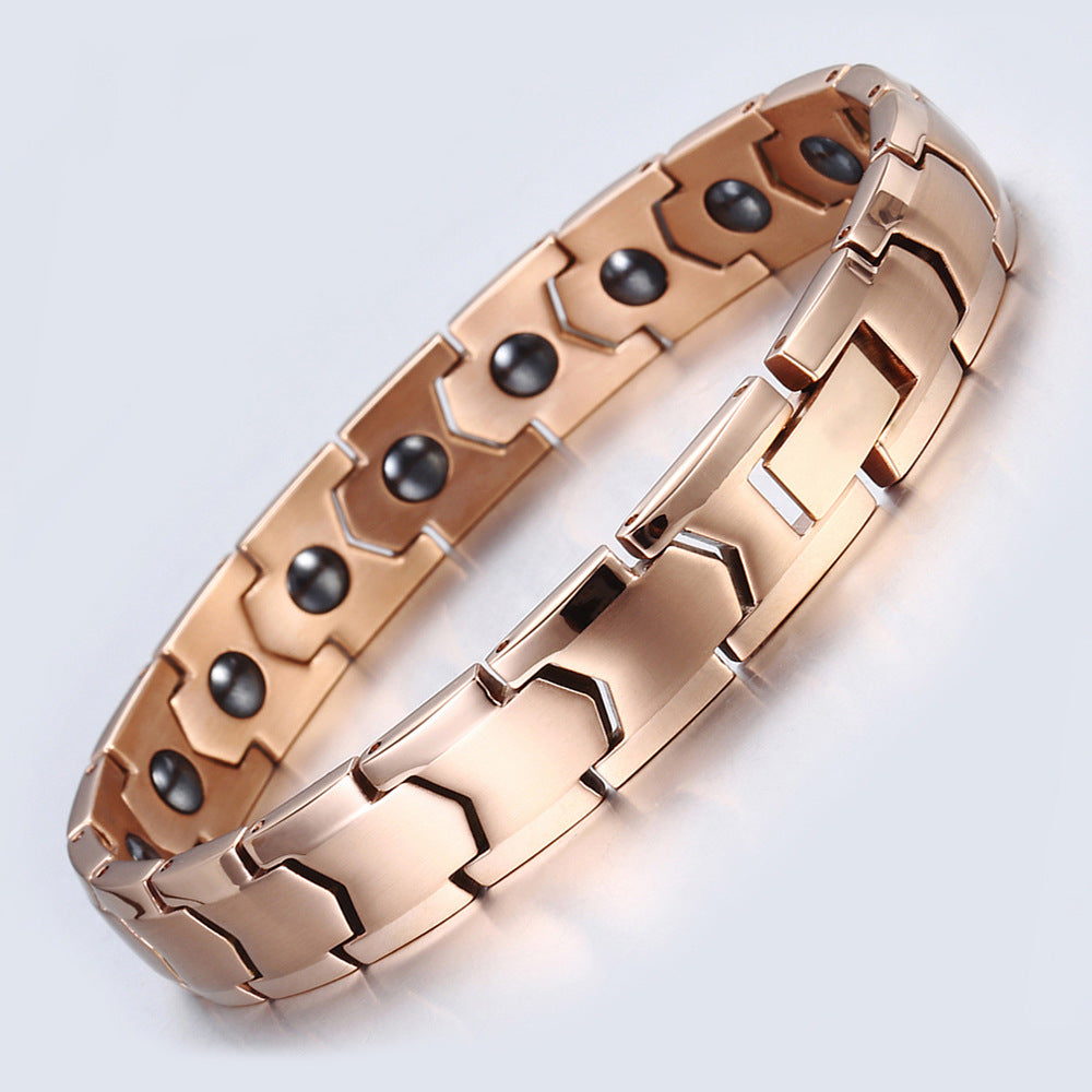 Pulseira Magnética em Aço Inoxidável