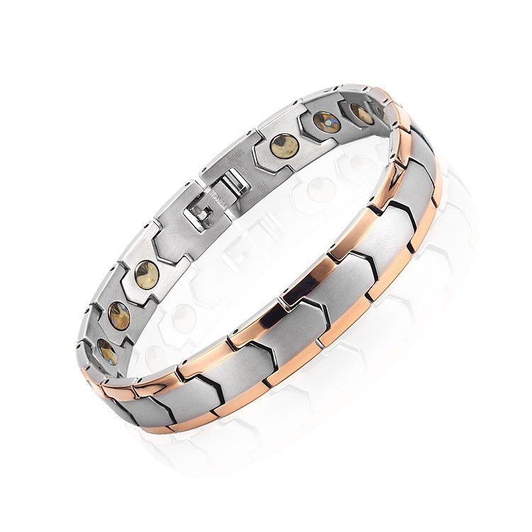 Pulseira Magnética em Aço Inoxidável