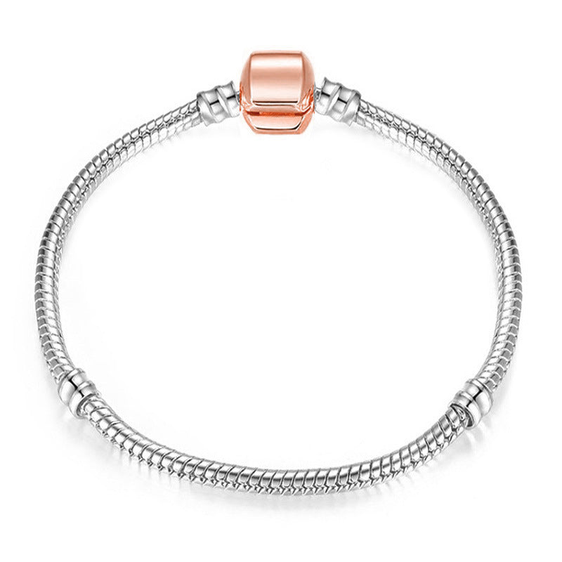 Pulseira de Prata com Contas
