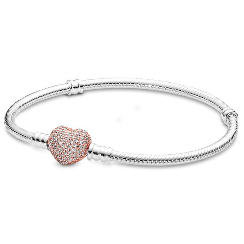 Pulseira de Prata com Contas